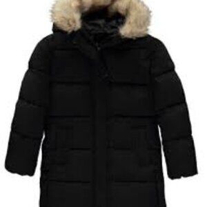 B1-5 NWOT- Sam Edelman Kids Expedition Faux Fur Trim Parka